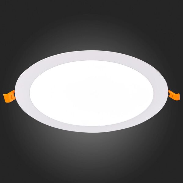 ST209.548.18 Св-к встр. Белый LED 1*18W 4000K 1 350Lm Ra70 110° IP20 D225xH8 90-265V
