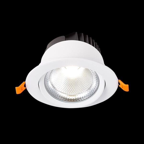 ST211.538.15.24 Св-к встр. Белый LED 1*15W 3000K 1 125Lm Ra80 24° IP20 D109xH65 220-240V