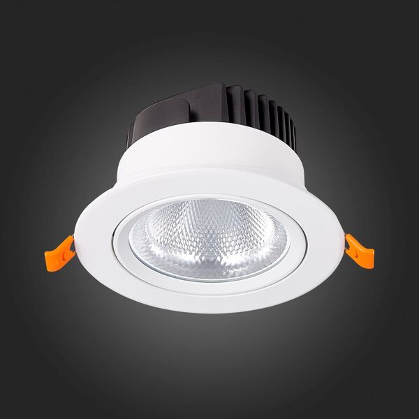 ST211.538.15.24 Св-к встр. Белый LED 1*15W 3000K 1 125Lm Ra80 24° IP20 D109xH65 220-240V