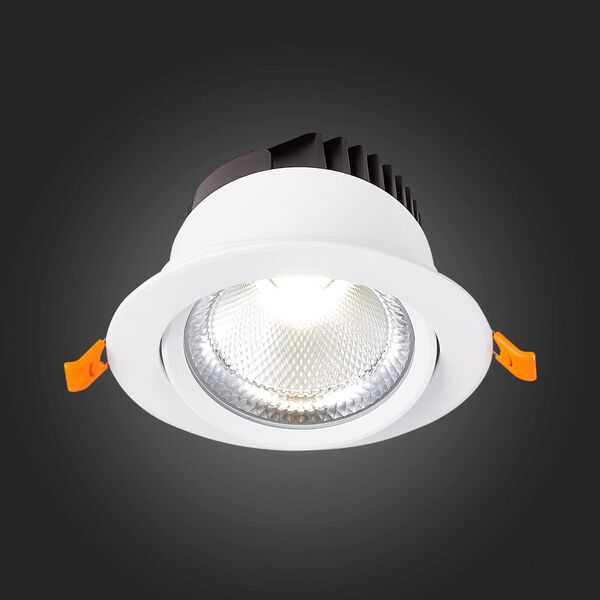 ST211.538.15.36 Св-к встр. Белый LED 1*15W 3000K 1 125Lm Ra80 36° IP20 D109xH65 220-240V