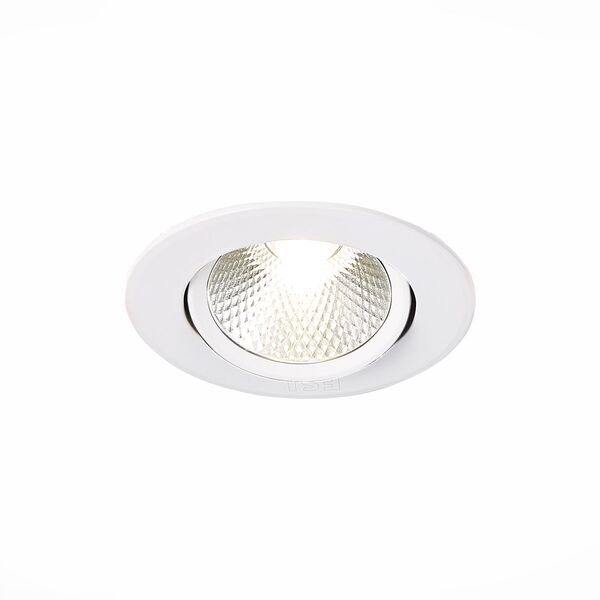 ST211.548.06.24 Св-к встр. Белый LED 1*6W 4000K 480Lm Ra80 24° IP20 D86xH50 220-240V