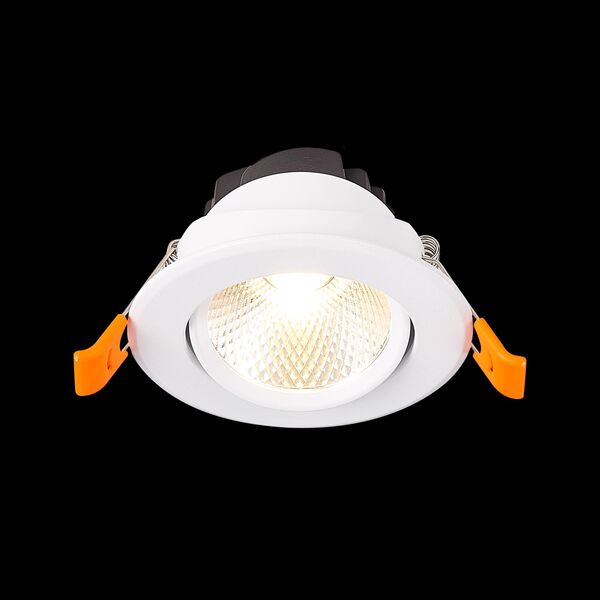 ST211.548.08.24 Св-к встр. Белый LED 1*8W 4000K 640Lm Ra80 24° IP20 D86xH50 220-240V