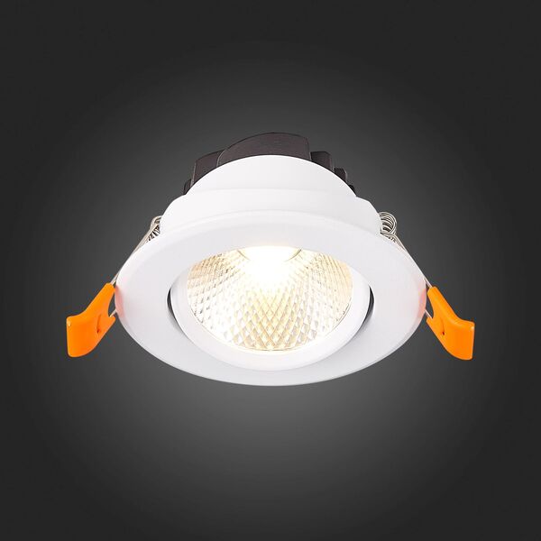 ST211.548.08.24 Св-к встр. Белый LED 1*8W 4000K 640Lm Ra80 24° IP20 D86xH50 220-240V