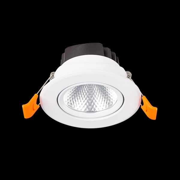 ST211.548.08.24 Св-к встр. Белый LED 1*8W 4000K 640Lm Ra80 24° IP20 D86xH50 220-240V