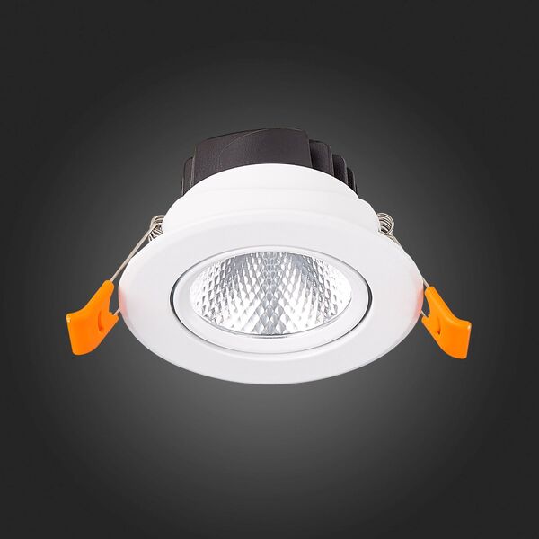 ST211.548.08.24 Св-к встр. Белый LED 1*8W 4000K 640Lm Ra80 24° IP20 D86xH50 220-240V