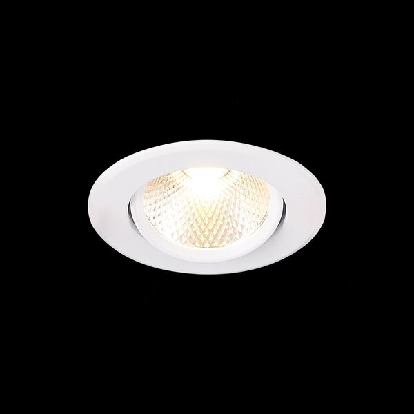 ST211.548.08.24 Св-к встр. Белый LED 1*8W 4000K 640Lm Ra80 24° IP20 D86xH50 220-240V
