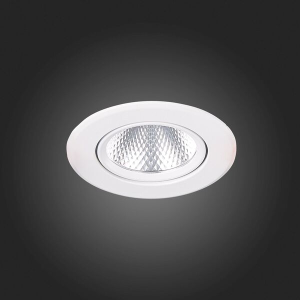 ST211.548.08.24 Св-к встр. Белый LED 1*8W 4000K 640Lm Ra80 24° IP20 D86xH50 220-240V