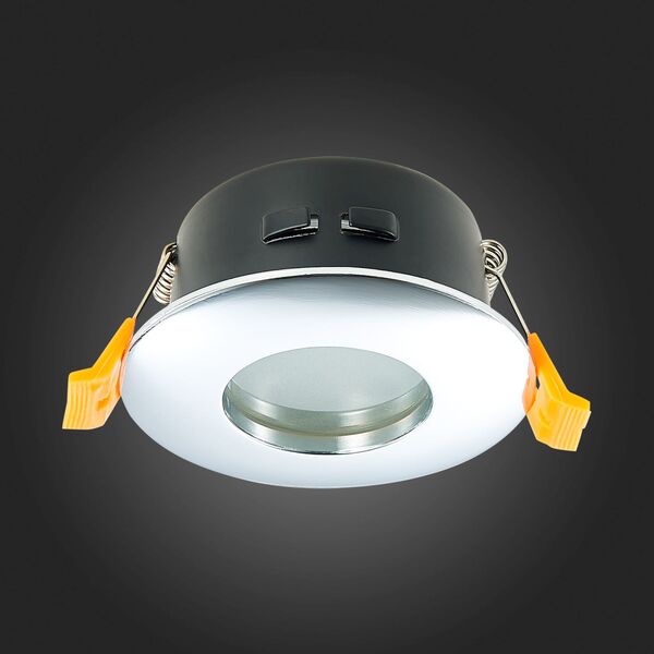 ST213.108.01 Св-к встр. Хром GU10 1*50W  IP44 L84xW84xH50 220V Без ламп