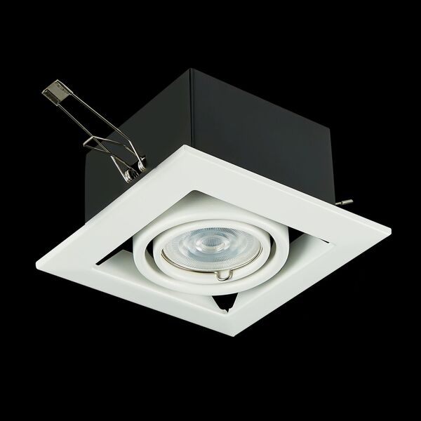 ST250.558.01 Св-к встр. Черный GU10 1*50W  IP20 L126xW126xH70 220V Без ламп