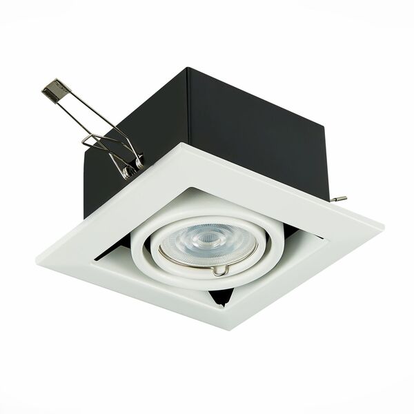 ST250.558.01 Св-к встр. Черный GU10 1*50W  IP20 L126xW126xH70 220V Без ламп
