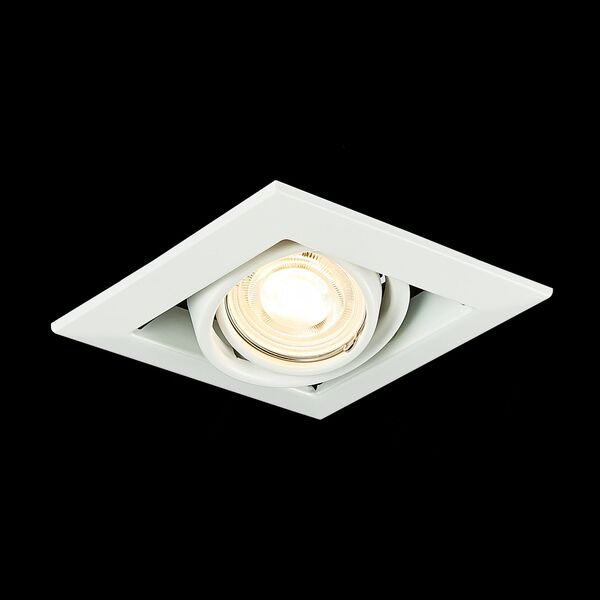 ST250.558.01 Св-к встр. Черный GU10 1*50W  IP20 L126xW126xH70 220V Без ламп