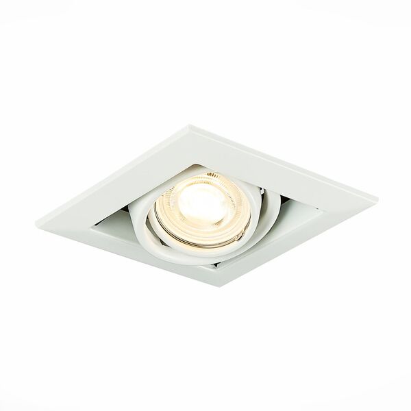 ST250.558.01 Св-к встр. Черный GU10 1*50W  IP20 L126xW126xH70 220V Без ламп