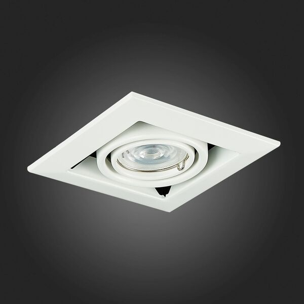 ST250.558.01 Св-к встр. Черный GU10 1*50W  IP20 L126xW126xH70 220V Без ламп