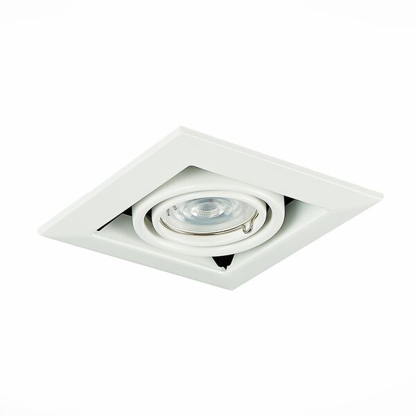 ST250.558.01 Св-к встр. Черный GU10 1*50W  IP20 L126xW126xH70 220V Без ламп