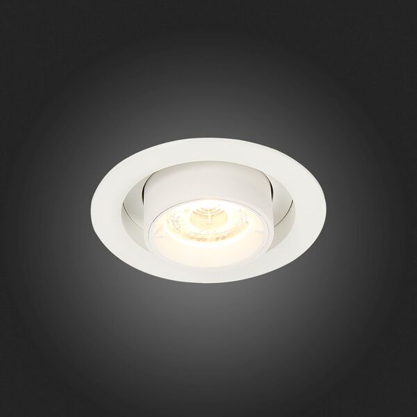 ST702.138.12 Св-к встр. Белый LED 1*12W 3000K 900Lm Ra80 24 IP20 D90xH92 24°V