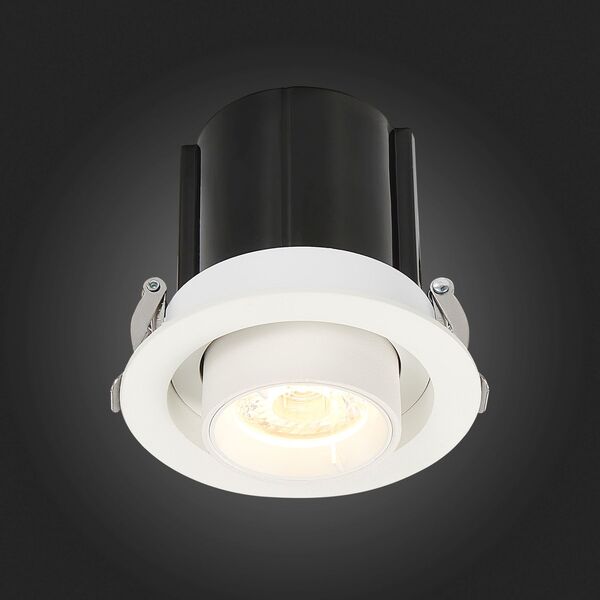 ST702.138.12 Св-к встр. Белый LED 1*12W 3000K 900Lm Ra80 24 IP20 D90xH92 24°V