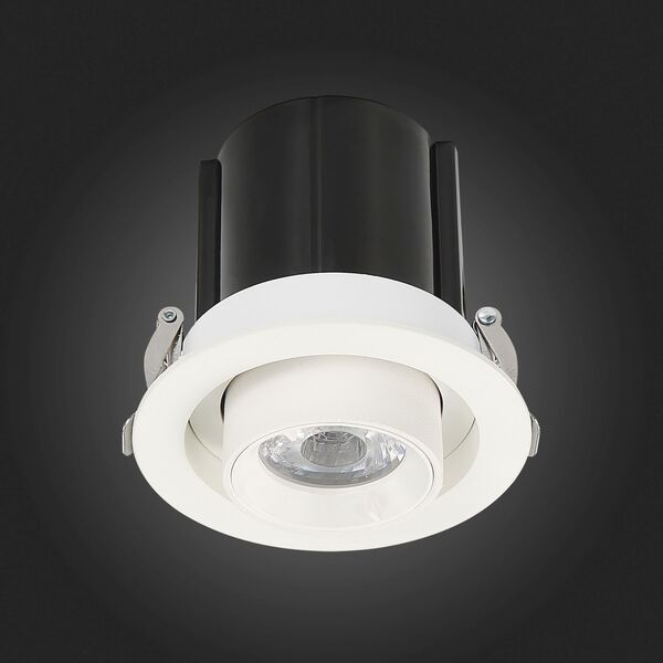 ST702.138.12 Св-к встр. Белый LED 1*12W 3000K 900Lm Ra80 24 IP20 D90xH92 24°V