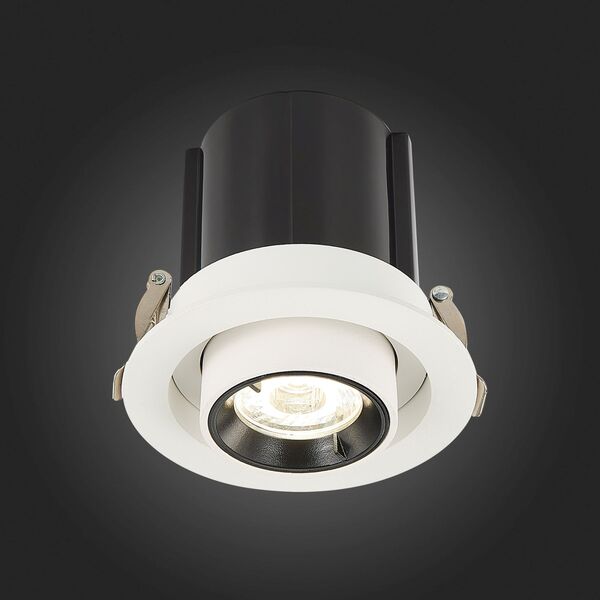 ST702.238.12 Св-к встр. Белый LED 1*12W 3000K 900Lm Ra80 24 IP20 D90xH92 24°V