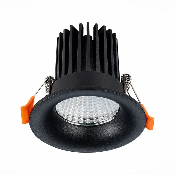 ST703.438.10 Св-к встр. Черный LED 1*10W 3000K 900Lm Ra>90 38° IP20 D85xH75 170-240V