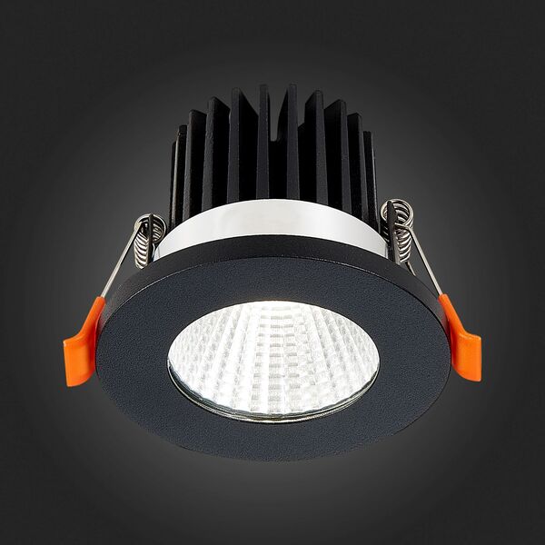 ST704.438.10 Св-к встр. Черный LED 1*10W 3000K 900Lm Ra>90 38° IP20 D80xH60 170-240V
