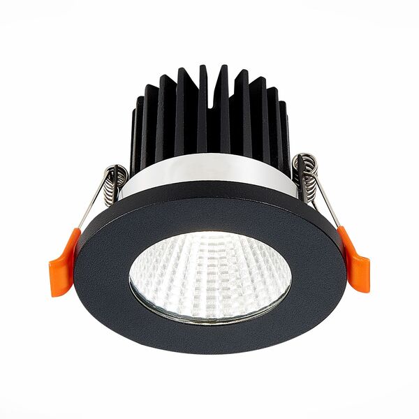 ST704.438.10 Св-к встр. Черный LED 1*10W 3000K 900Lm Ra>90 38° IP20 D80xH60 170-240V