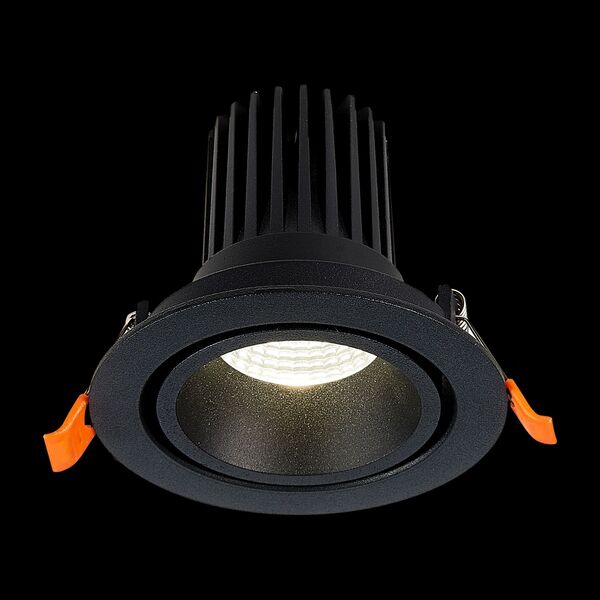 ST705.448.10 Св-к встр. Черный LED 1*10W 4000K 750Lm Ra>90 38° IP20 D102xH85 170-240V