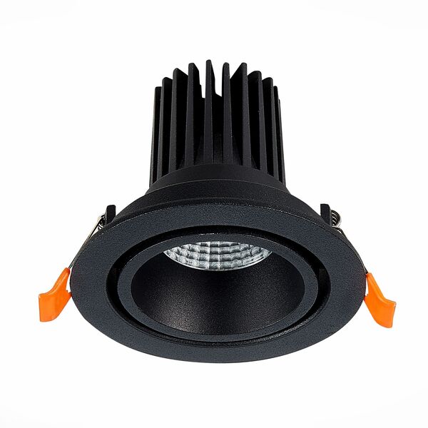 ST705.448.10 Св-к встр. Черный LED 1*10W 4000K 750Lm Ra>90 38° IP20 D102xH85 170-240V
