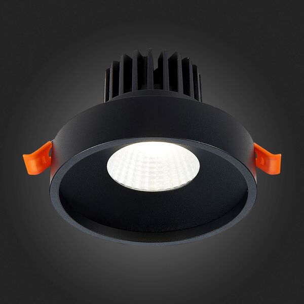 ST751.448.10 Св-к встр. Черный LED 1*10W 4000K 750Lm Ra>90 38° IP20 D100xH75 170-240V