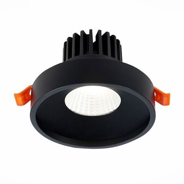 ST751.448.10 Св-к встр. Черный LED 1*10W 4000K 750Lm Ra>90 38° IP20 D100xH75 170-240V