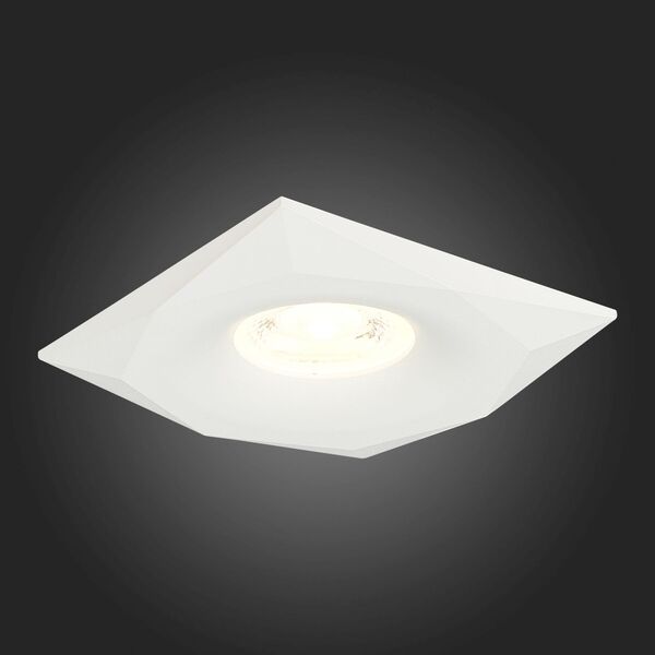 ST203.508.01 Встраиваемый светильник ST-Luce Матовый белый/Матовый белый GU10 1*50W