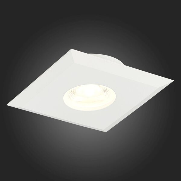 ST204.508.01 Встраиваемый светильник ST-Luce Матовый белый/Матовый белый GU10 1*50W