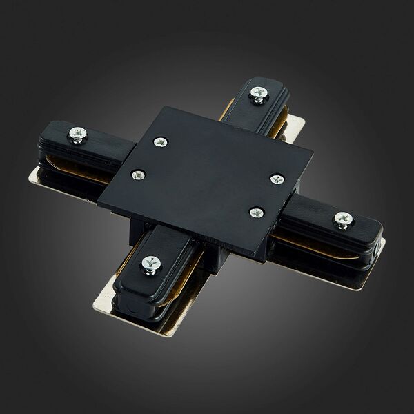 ST013.449.00 Коннектор X-образный для однофазного встраиваемого шинопровода ST-Luce Черный
