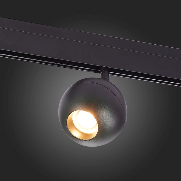ST354.436.12 Магнитный трековый светильник Черный LED 1*12W 3000K 680Lm Ra>80 36° IP20 L120xW100xH19
