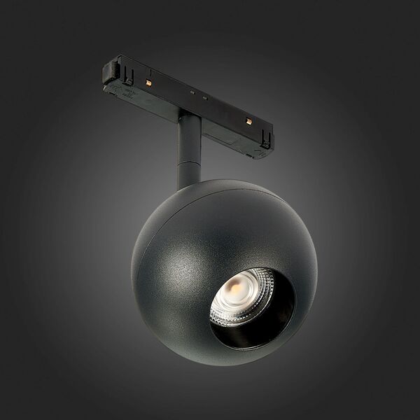 ST354.436.12 Магнитный трековый светильник Черный LED 1*12W 3000K 680Lm Ra>80 36° IP20 L120xW100xH19