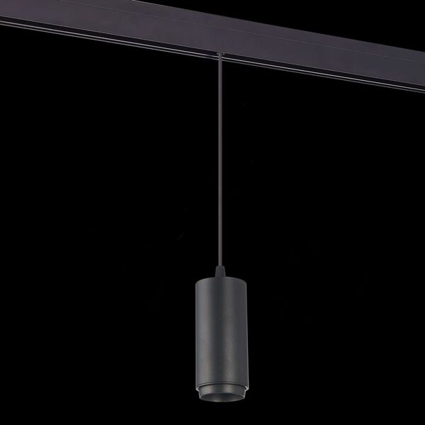 ST357.433.06 Магнитный трековый светильник подвесной ZOOM Черный LED 1*6W 3000K 667Lm Ra>80 10-60° I