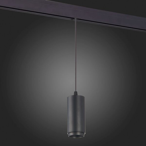ST357.433.06 Магнитный трековый светильник подвесной ZOOM Черный LED 1*6W 3000K 667Lm Ra>80 10-60° I