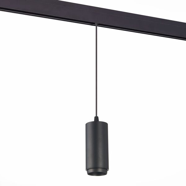 ST357.433.06 Магнитный трековый светильник подвесной ZOOM Черный LED 1*6W 3000K 667Lm Ra>80 10-60° I
