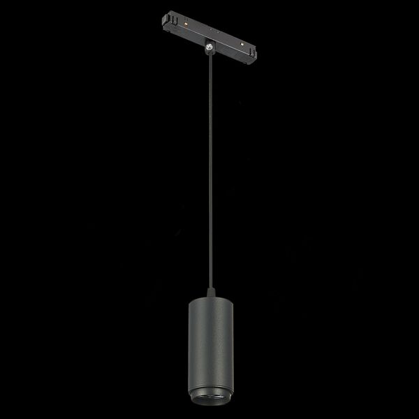 ST357.433.06 Магнитный трековый светильник подвесной ZOOM Черный LED 1*6W 3000K 667Lm Ra>80 10-60° I
