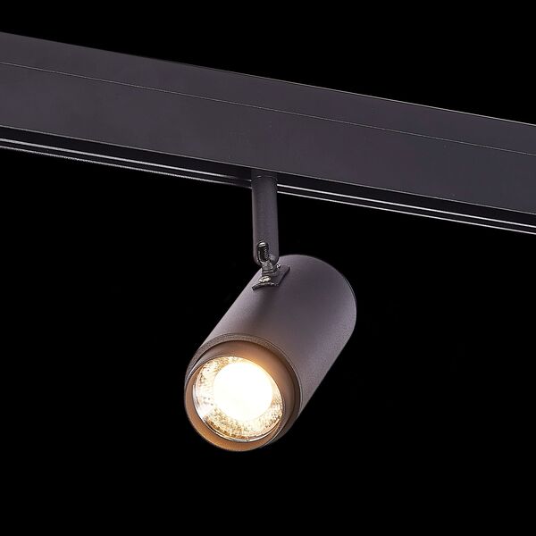 ST357.446.06 Магнитный трековый светильник ZOOM Черный LED 1*6W 4000K 667Lm Ra>80 10-60° IP20 L137xW