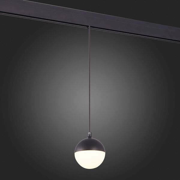 ST358.443.07 Магнитный трековый светильник подвесной Черный LED 1*7W 4000K 520Lm Ra>80 120° IP20 D90