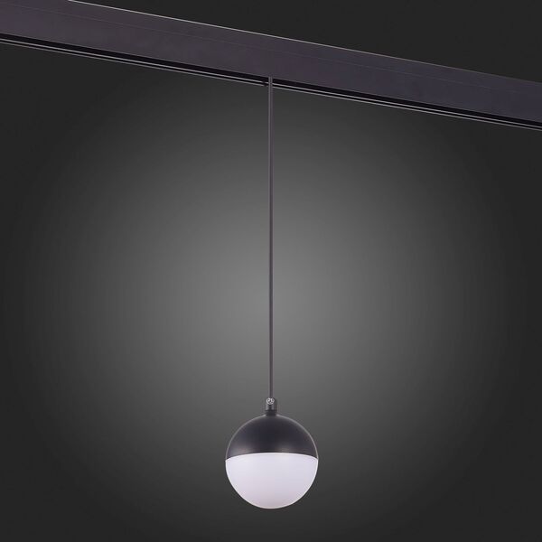 ST358.443.07 Магнитный трековый светильник подвесной Черный LED 1*7W 4000K 520Lm Ra>80 120° IP20 D90