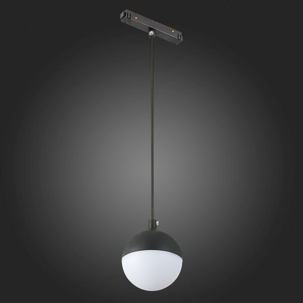 ST358.443.07 Магнитный трековый светильник подвесной Черный LED 1*7W 4000K 520Lm Ra>80 120° IP20 D90