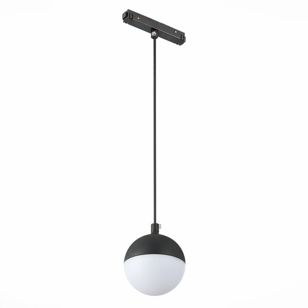 ST358.443.07 Магнитный трековый светильник подвесной Черный LED 1*7W 4000K 520Lm Ra>80 120° IP20 D90