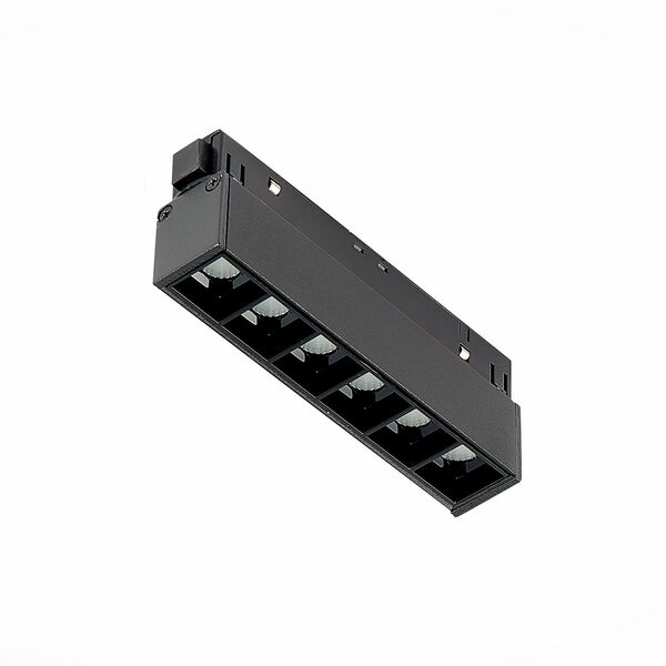 ST361.436.06 Магнитный трековый светильник Черный LED 1*6W 3000K 532Lm Ra>80 36° IP20 L115xW22xH44 4