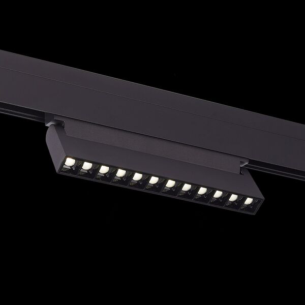 ST364.436.12 Магнитный трековый светильник Черный LED 1*12W 3000K 1 009Lm Ra>80 36° IP20 L219xW22xH1