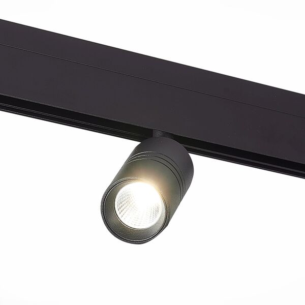 ST365.436.07 Магнитный трековый светильник Черный LED 1*7W 3000K 595Lm Ra>80 36° IP20 L-xW44xH90 48V
