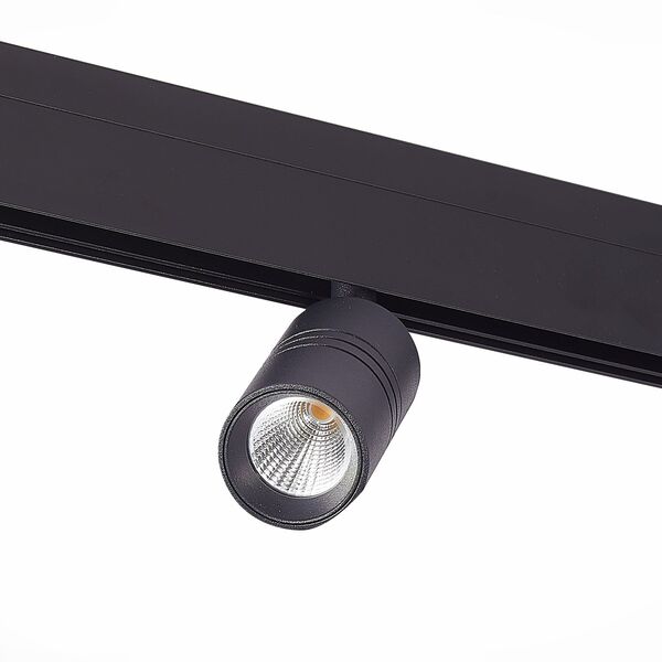 ST365.436.07 Магнитный трековый светильник Черный LED 1*7W 3000K 595Lm Ra>80 36° IP20 L-xW44xH90 48V