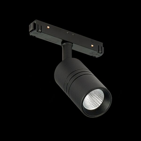 ST365.436.07 Магнитный трековый светильник Черный LED 1*7W 3000K 595Lm Ra>80 36° IP20 L-xW44xH90 48V
