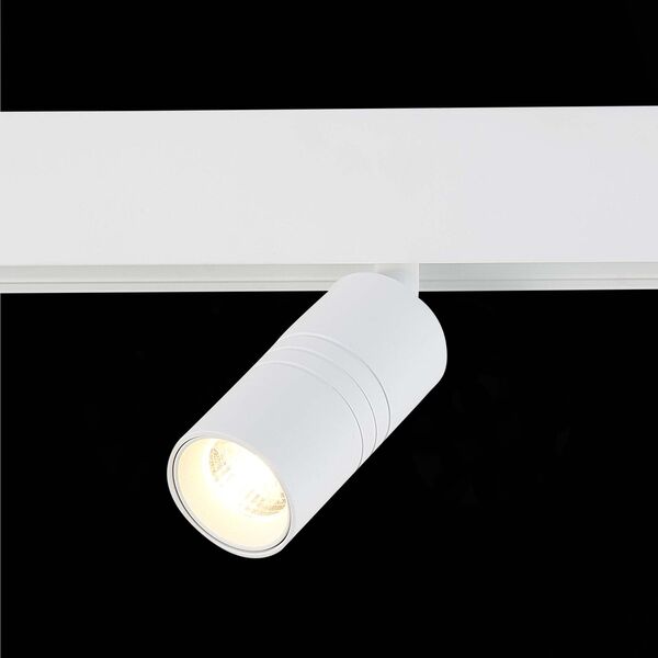 ST365.536.07 Магнитный трековый светильник белый LED 1*7W 3000K 595Lm Ra>80 36° IP20 L-xW44xH90 48V