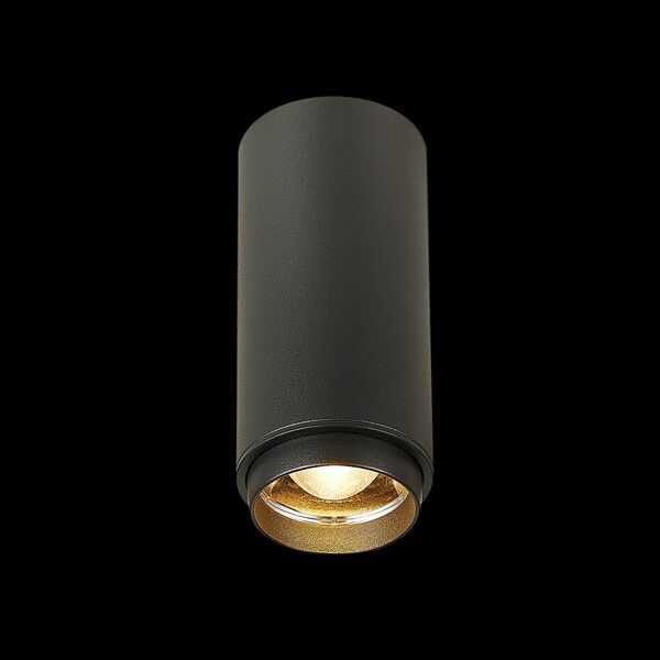 ST600.432.10 Светильник потолочный Zoom Черный LED 1*10W 3000K 1 000Lm Ra>80 15-60° IP20 D59xH130 17